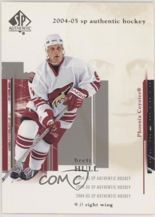 Brett hull #68 2004 Sp Authentic Hockey