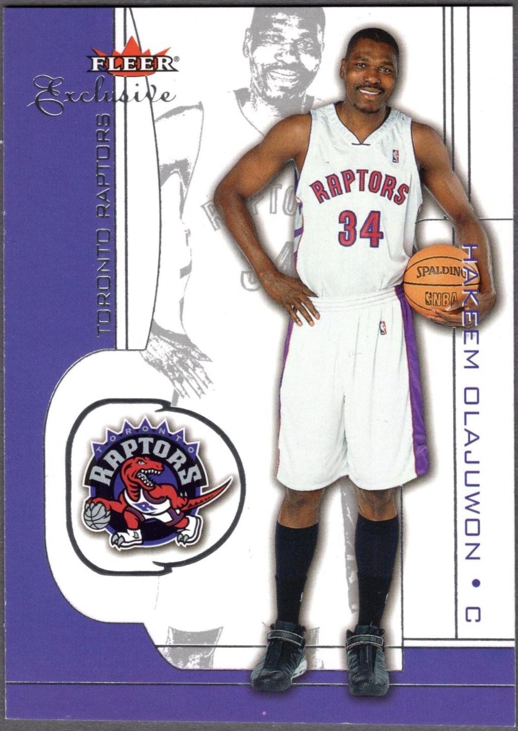 Hakeem Olajuwon #57 2001-02 Fleer Exclusive Basketball