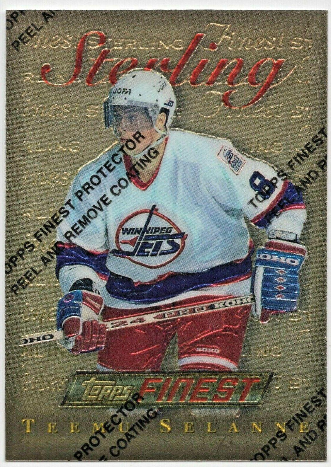Teemu Selanne #35 Hockey Cards 1995 Finest
