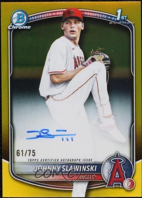 Johnny Slawinski [Yellow Refractor] #CPA-JS