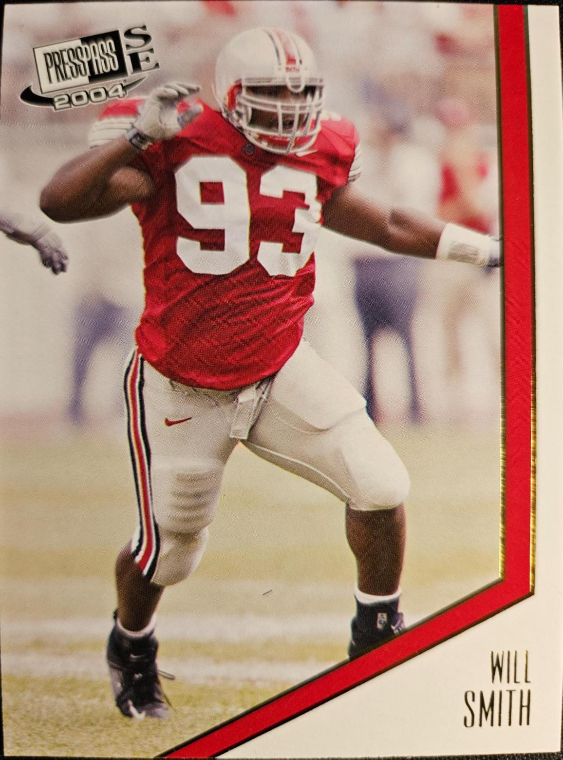 Will Smith #28 2004 Press Pass Se Football