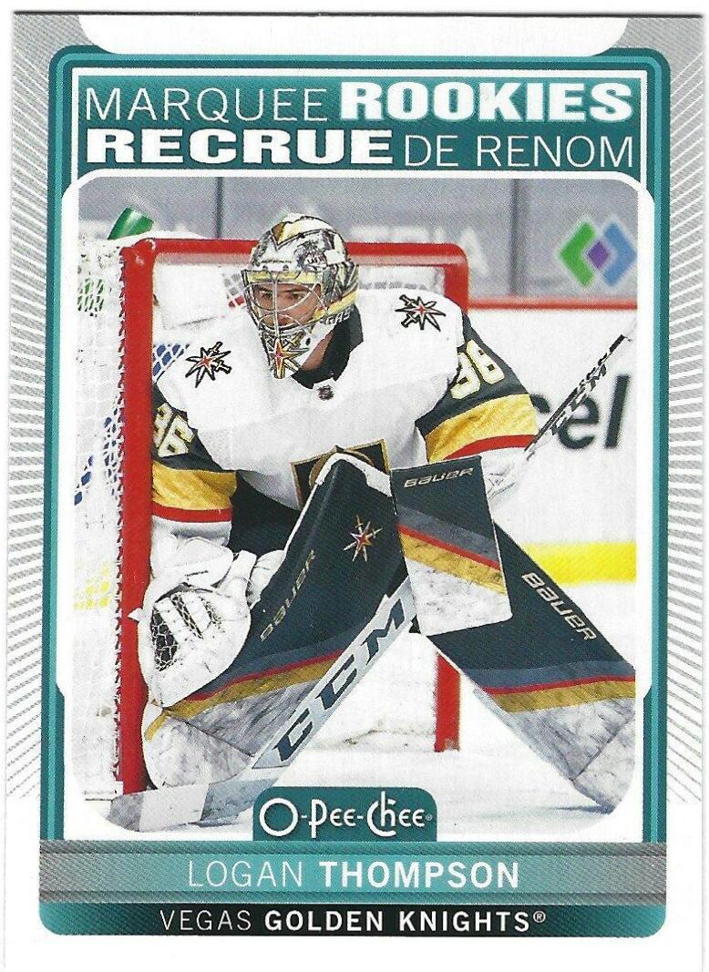 Logan Thompson #538 Hockey Cards 2021 O Pee Chee