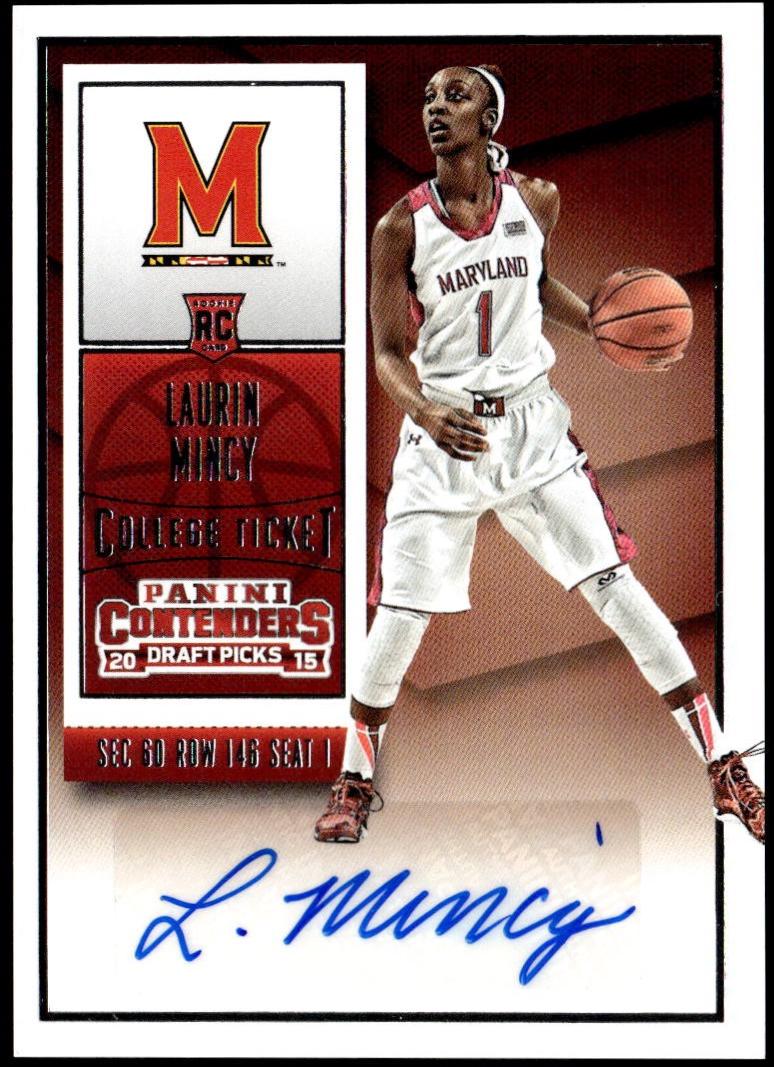 Laurin Mincy [Autograph Draft Ticket] #190