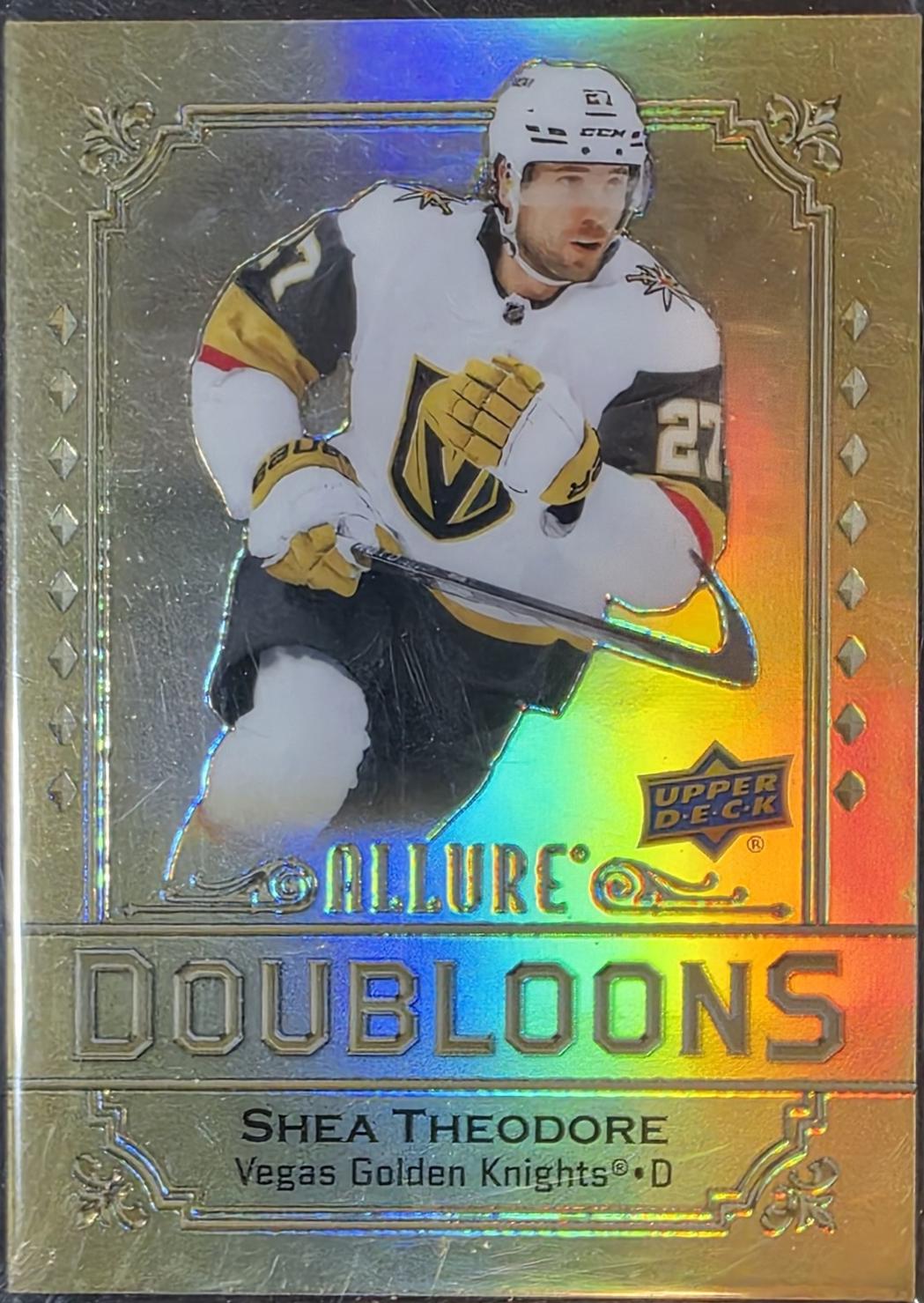 Shea Theodore #DB-39 Hockey Cards 2024 Upper Deck Allure Doubloons