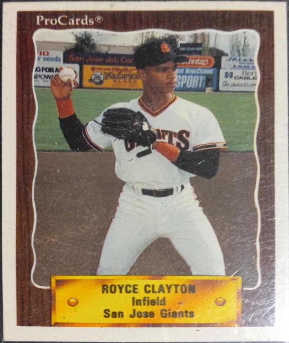 Royce Clayton #855 Baseball Cards 1990 Procards