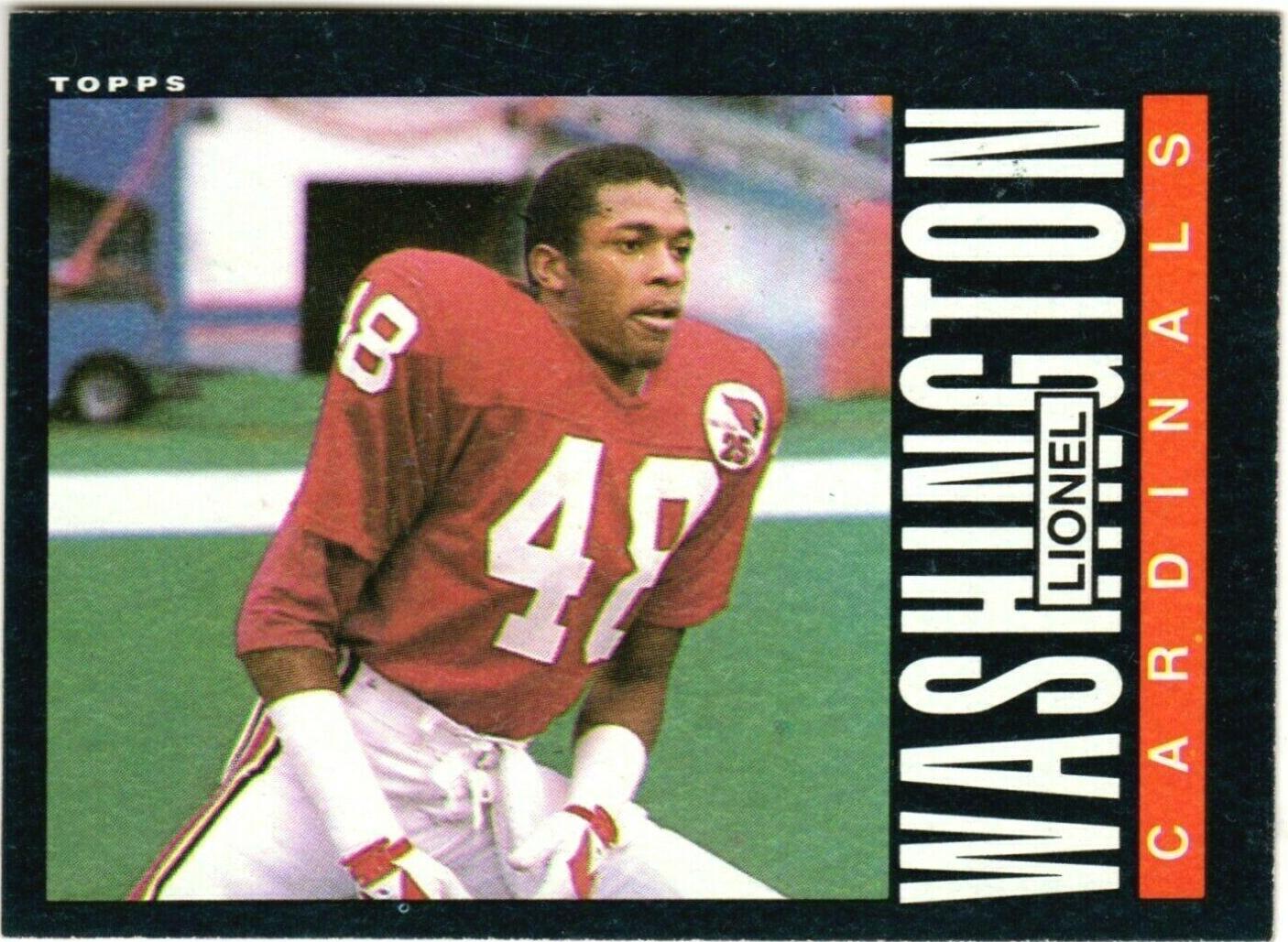 Lionel Washington #147 Football Cards 1985 Topps