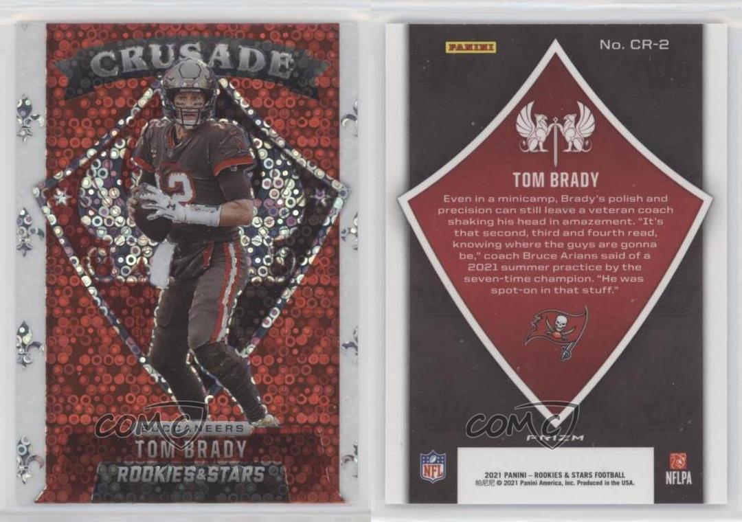 Tom Brady #2 Football Cards 2021 Panini Rookies and Stars