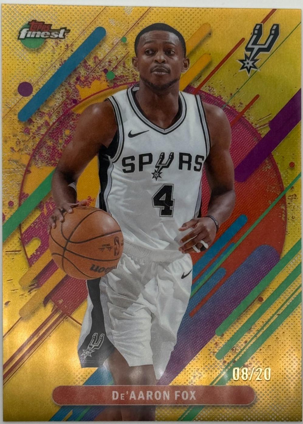 De'Aaron Fox [Gold Refractor] #265