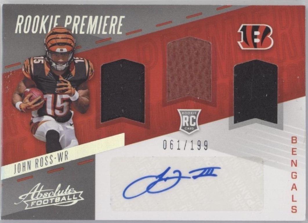 John Ross III [Triple Material Autograph] #219