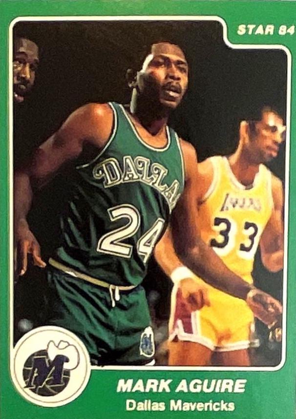 Mark Aguirre #1 1984 Star Dallas Mavericks Arena Basketball