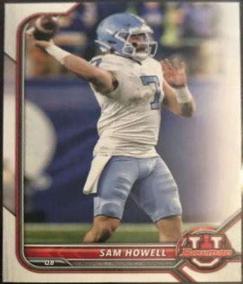 Sam Howell #96 2021 Bowman University Football