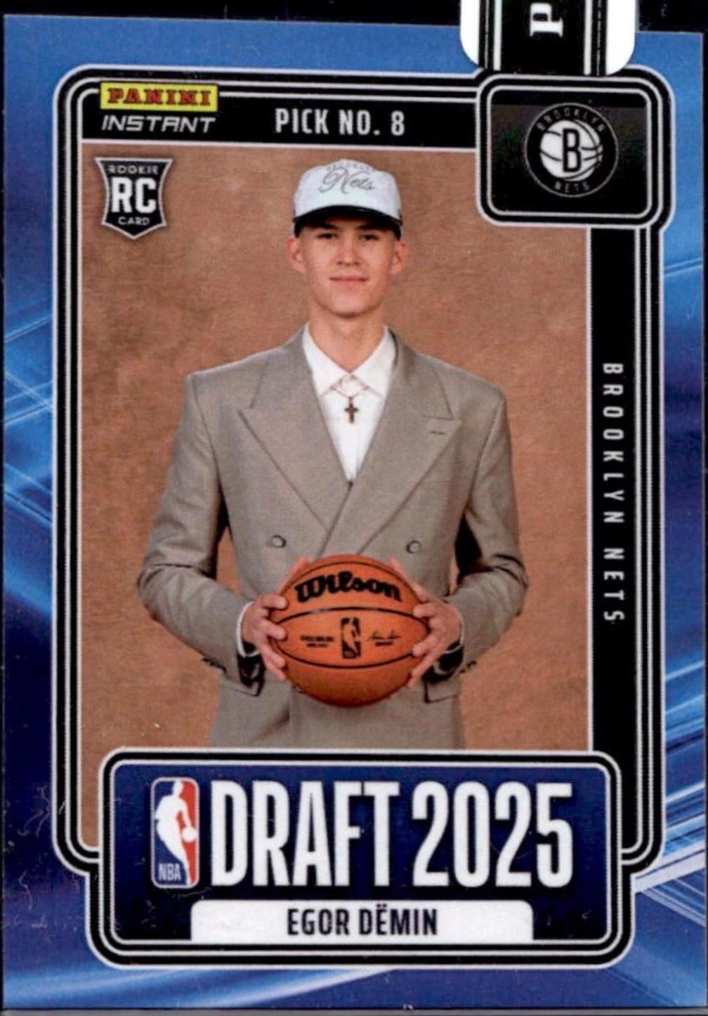 Egor Demin #NBADN-8 2025 Panini Instant Draft Night Basketball