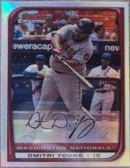 Dmitri Young [Refractor] #22 Baseball Cards 2008 Bowman Chrome Prices