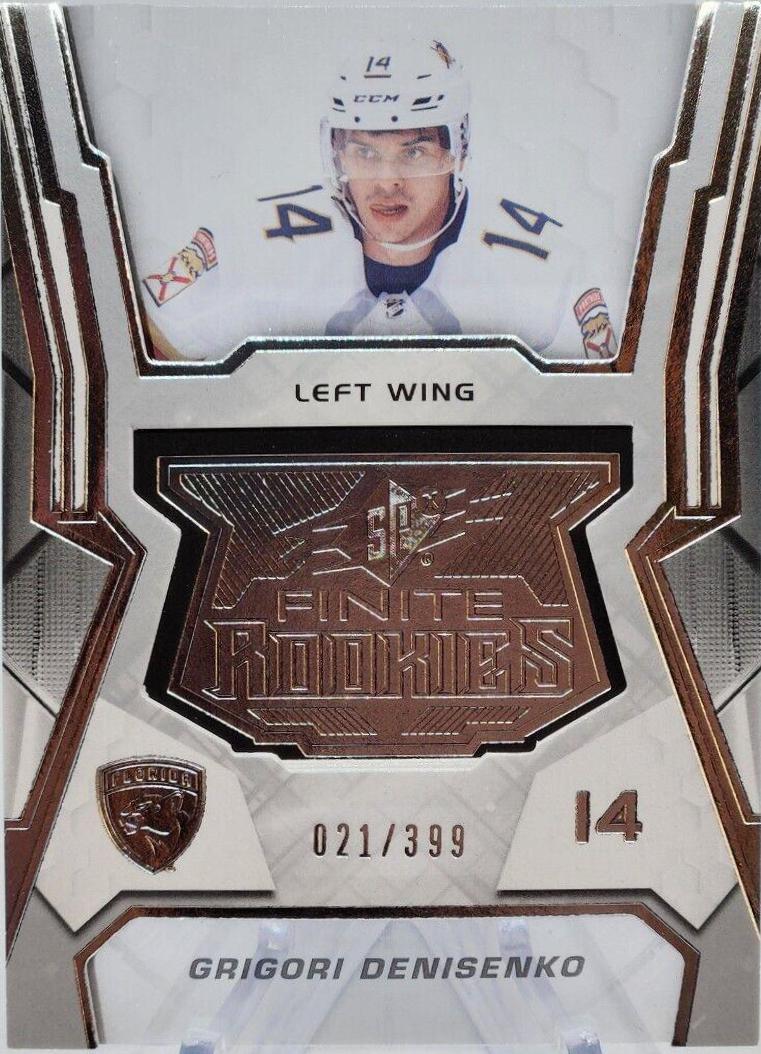 Grigori Denisenko #F-8 2021-22 SPx Hockey Finite Rookies