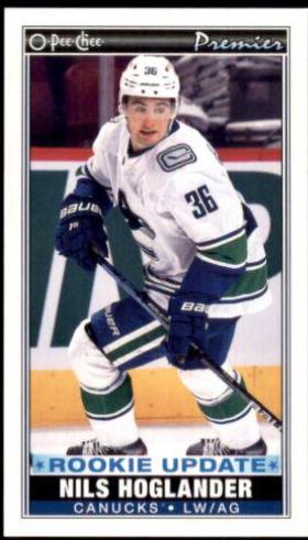 Nils Hoglander #P-48 2021 O Pee Chee Premier Tallboys Hockey