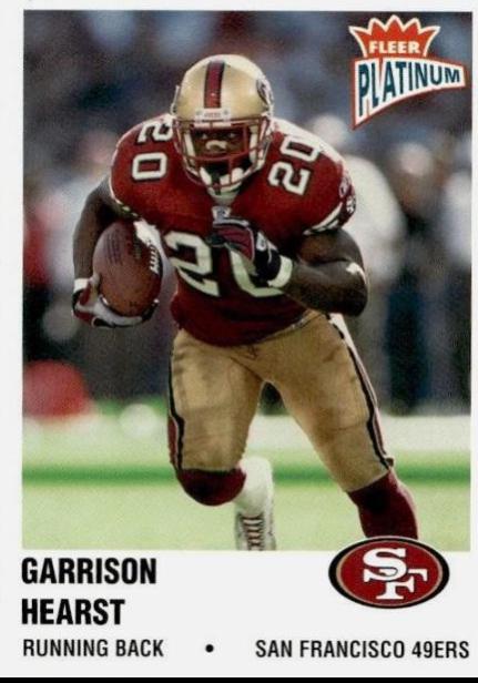 Garrison Hearst #133 2003 Fleer Platinum Football