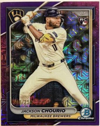 Jackson Chourio [Purple Mojo Refractor] #69