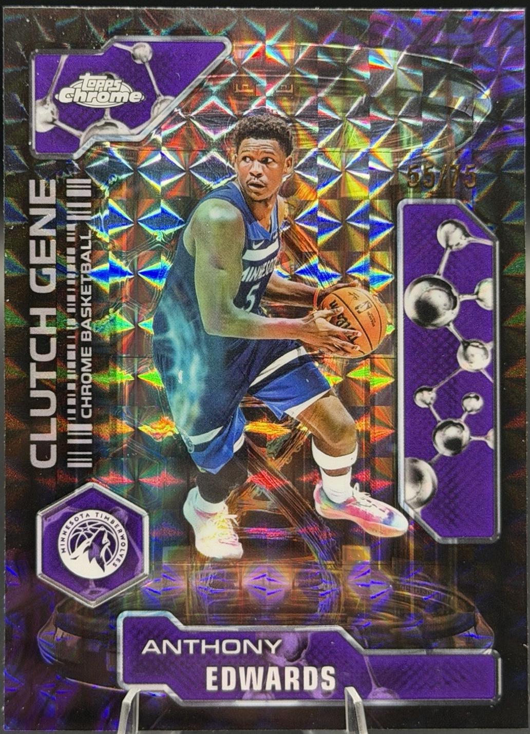 Anthony Edwards [Refractor Purple Geometric] #CG-4