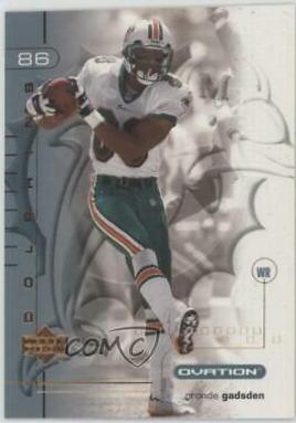 Oronde Gadsden #48 Football Cards 2001 Upper Deck Ovation