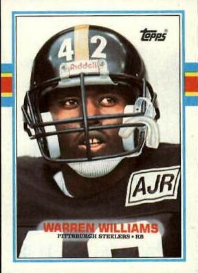 Warren Williams #319 Football Cards 1989 Topps