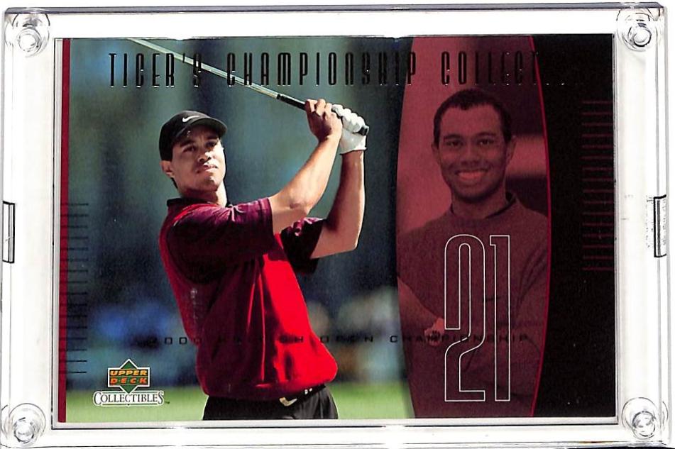 Tiger Woods #TCC21 Golf Cards 2001 Upper Deck Tiger's Championship Collection