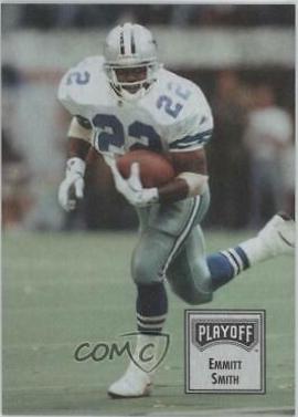 Emmitt Smith #50 Football Cards 1993 Playoff Contenders