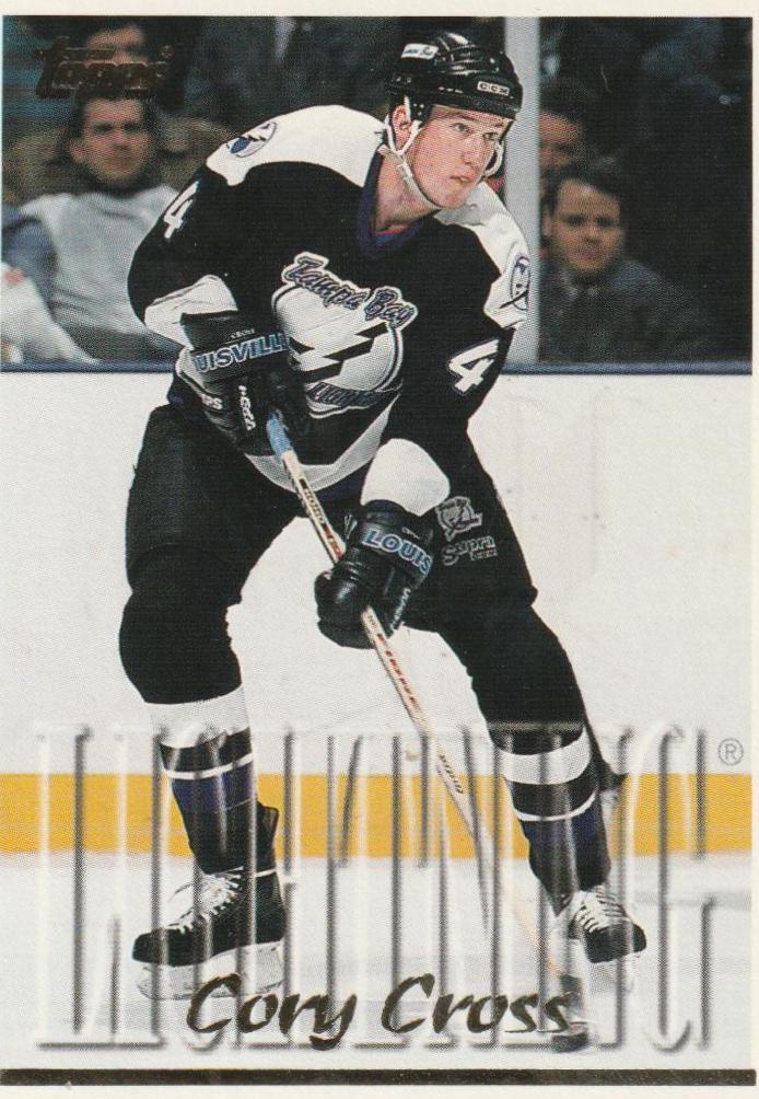 Cory Cross #44 Hockey Cards 1995 Topps