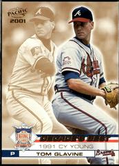 Tom Glavine #3 Baseball Cards 2001 Pacific NL Decade's Best Prices