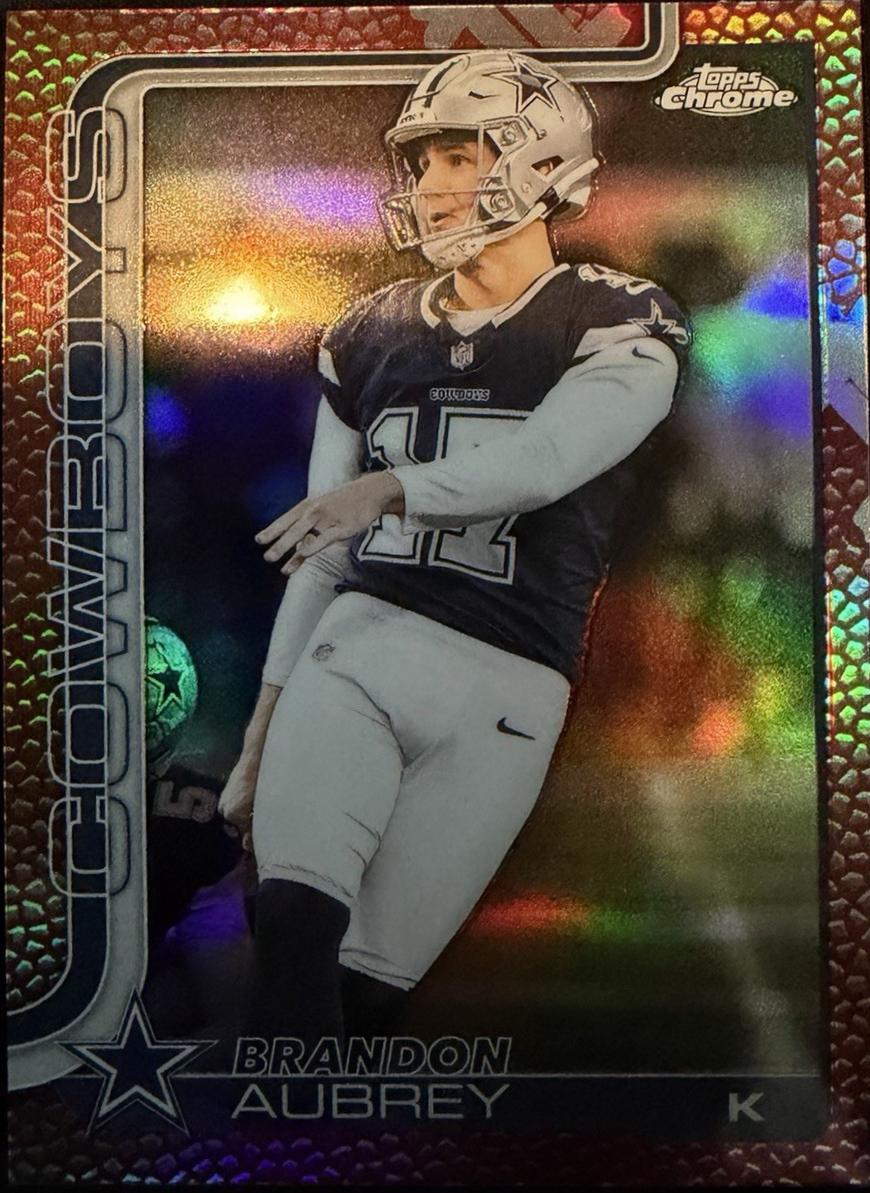 Brandon Aubrey [Football Leather Purple] #81