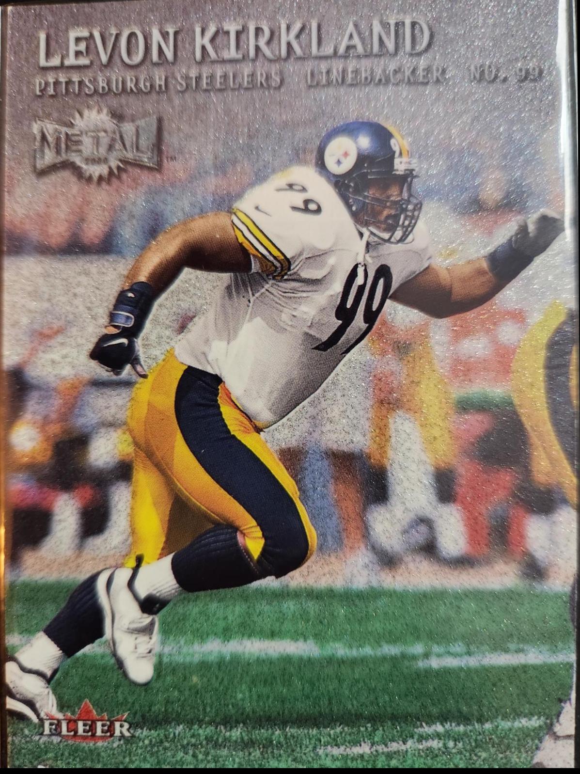 Levon Kirkland #7 Football Cards 2000 Metal