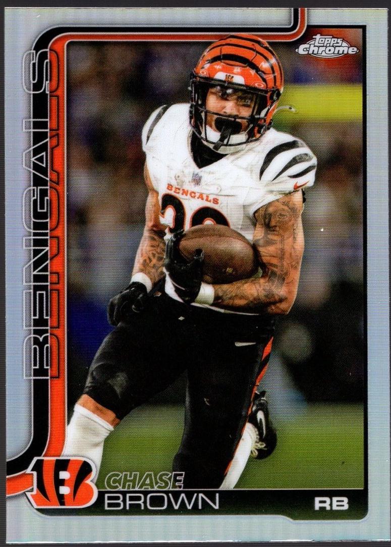 Chase Brown [Refractor] #62 Prices | 2025 Topps Chrome | Football