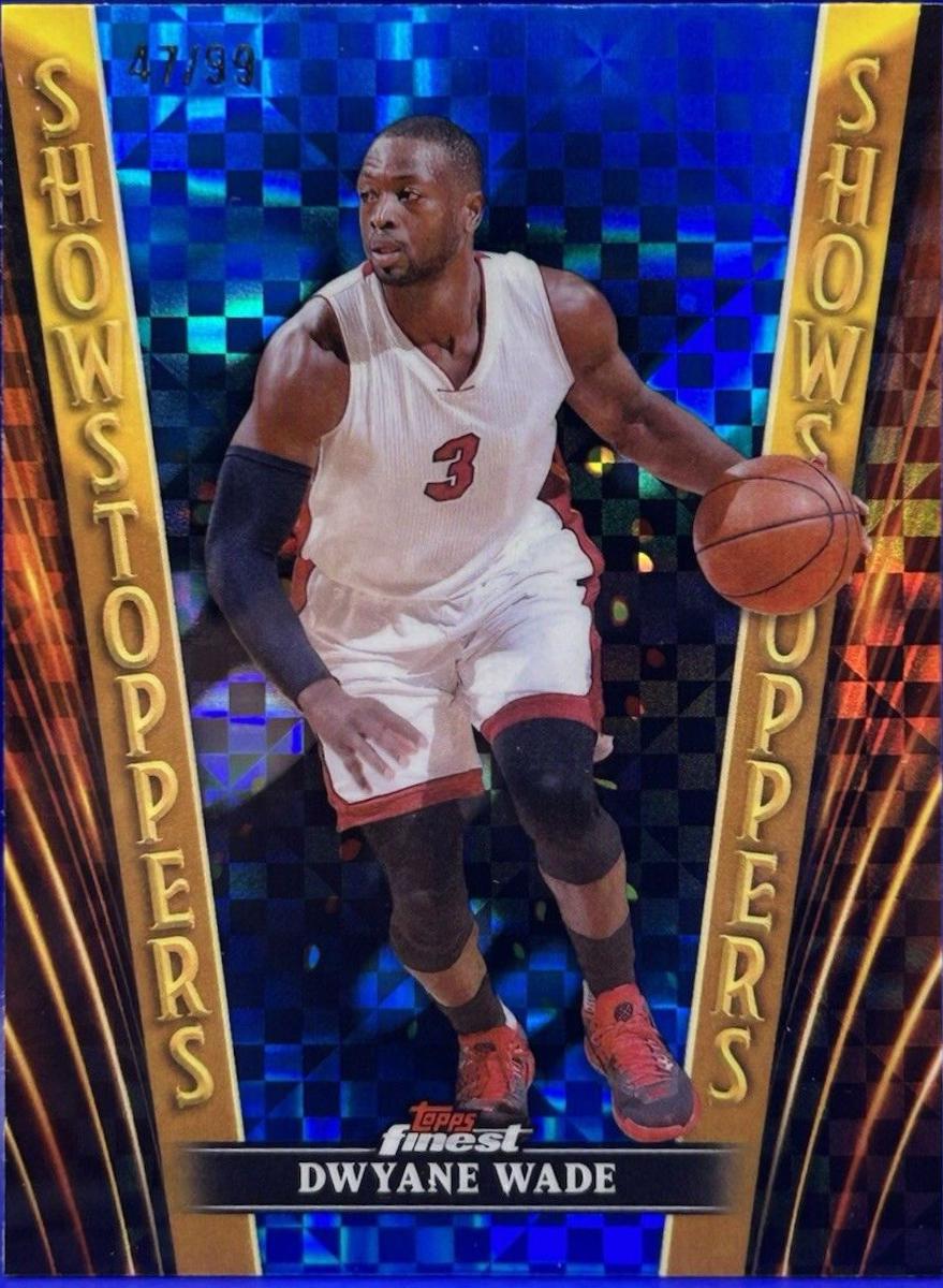 Dwyane Wade #SS-11 Basketball Cards 2023 Topps Finest Showstoppers