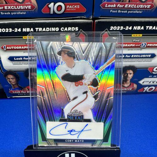 Coby Mayo #BA-CM3 2024 Leaf Metal Autograph Baseball