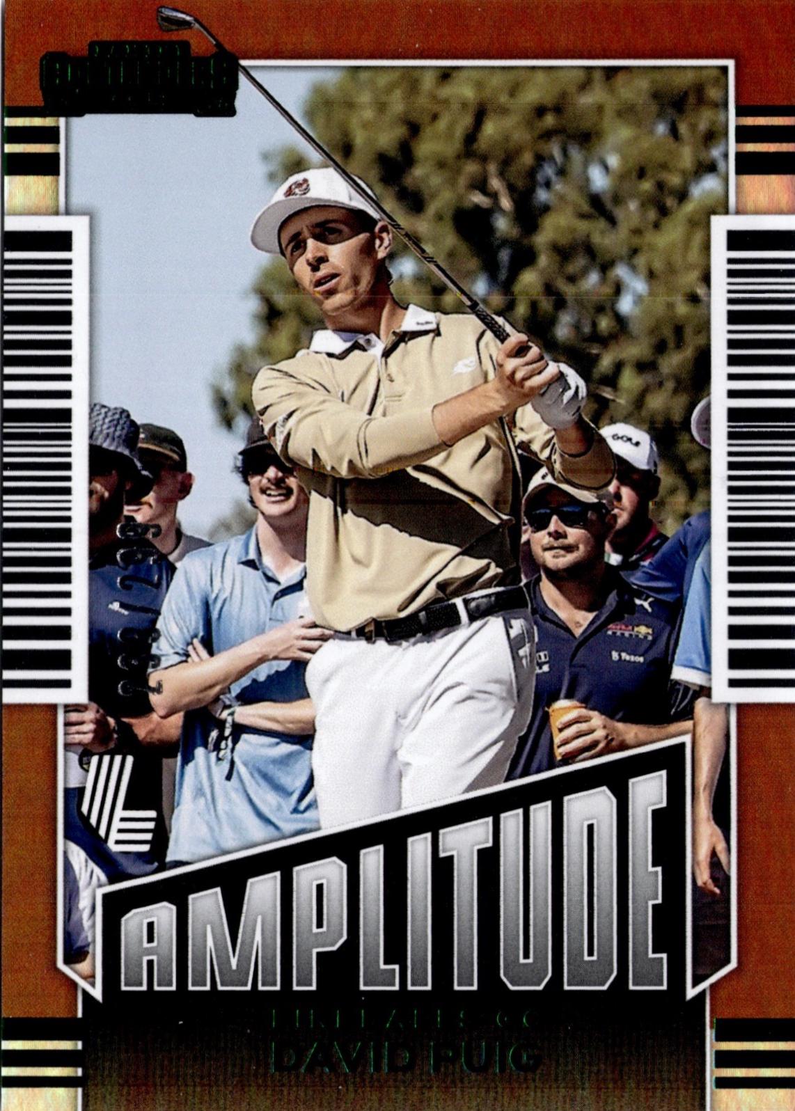 David Puig #8 2026 Panini Contenders LIV Amplitude Golf