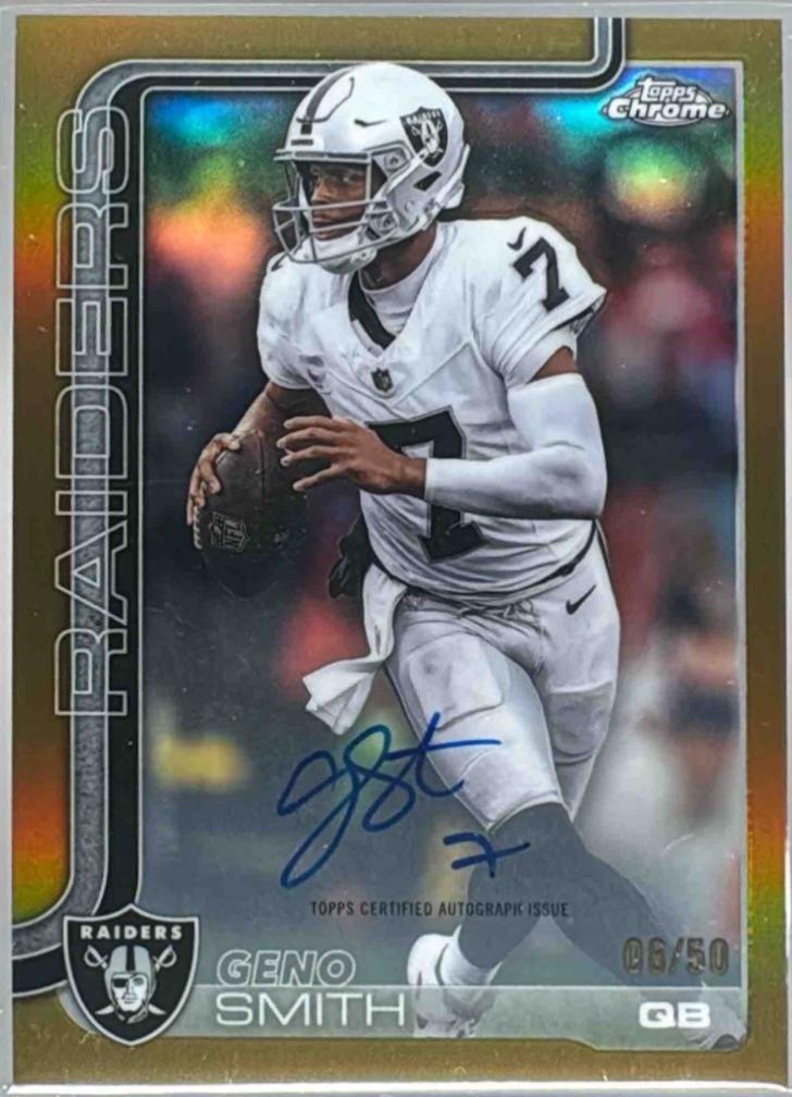 Geno Smith [Gold Refractor] #BA-GS