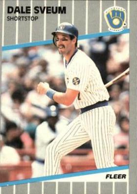 Dale Sveum #198 Baseball Cards 1989 Fleer