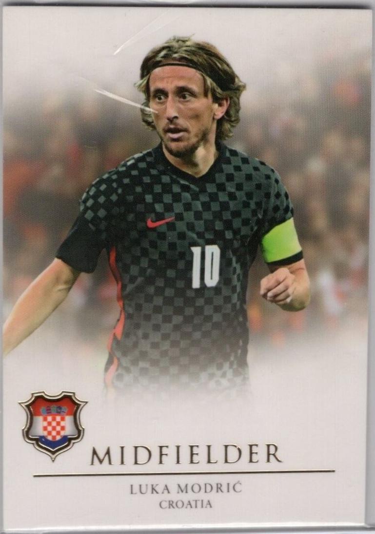 Luka Modric #51 2021 Futera Unique World Soccer