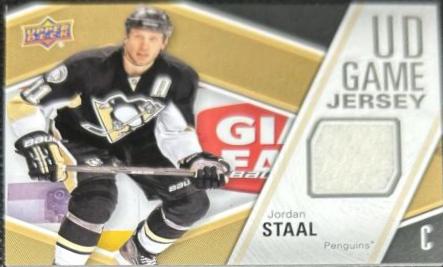 Jordan Staal #GJ-SJ Hockey Cards 2011 Upper Deck UD Game Jersey
