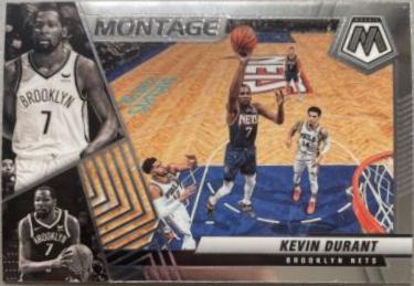 Kevin Durant #2 Basketball Cards 2021 Panini Mosaic Montage