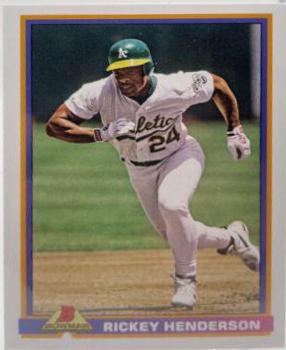 Rickey Henderson #24 Baseball Cards 2020 Topps Throwback Thursday