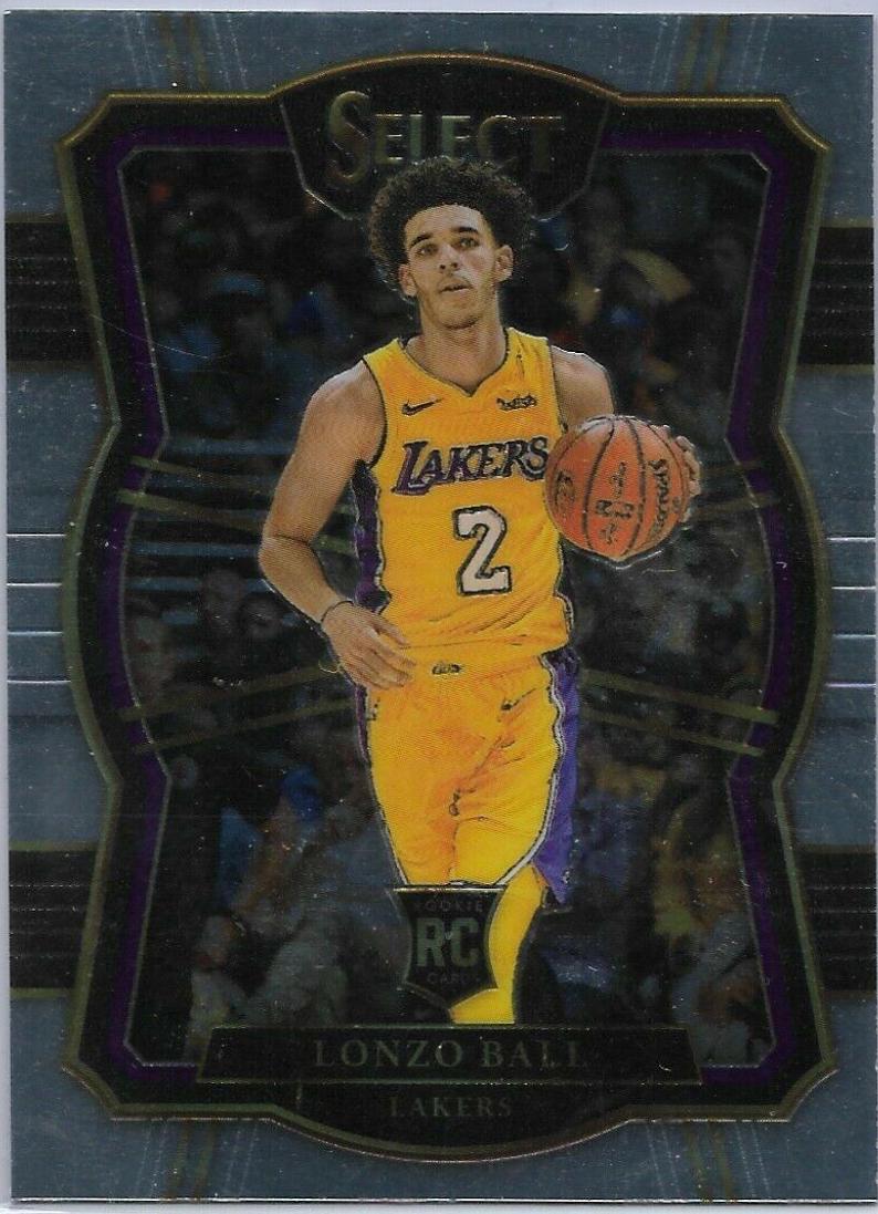 Lonzo Ball #161 Basketball Cards 2017 Panini Select