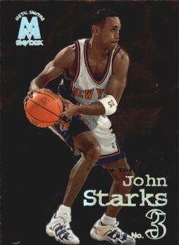 John Starks #4 Basketball Cards 1998 Skybox Molten Metal