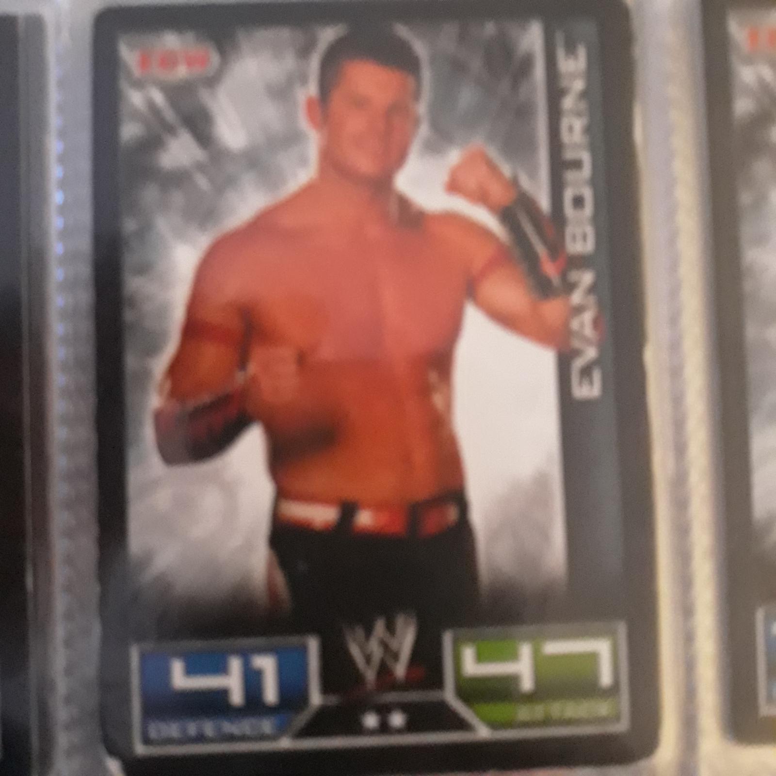 Evan Bourne Wrestling Cards 2008 Topps WWE Slam Attax