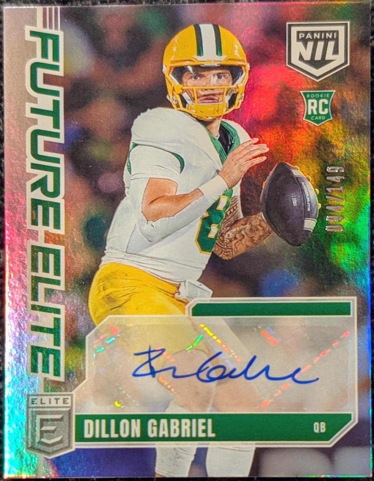 Dillon Gabriel #FE-DGL 2025 Panini Donruss Elite Future Autograph Football