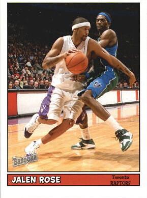 Jalen Rose #5 Basketball Cards 2005 Topps Bazooka