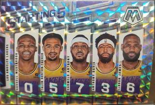 Anthony Davis, Carmelo Anthony, LeBron James, Russell Westbrook, Talen Horton Tucker