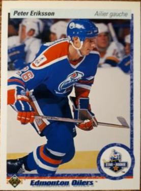 Peter Eriksson #145 Hockey Cards 1990 Upper Deck French