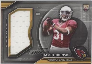 David Johnson #RJR-DJO Football Cards 2015 Topps Rookie Jumbo Relics