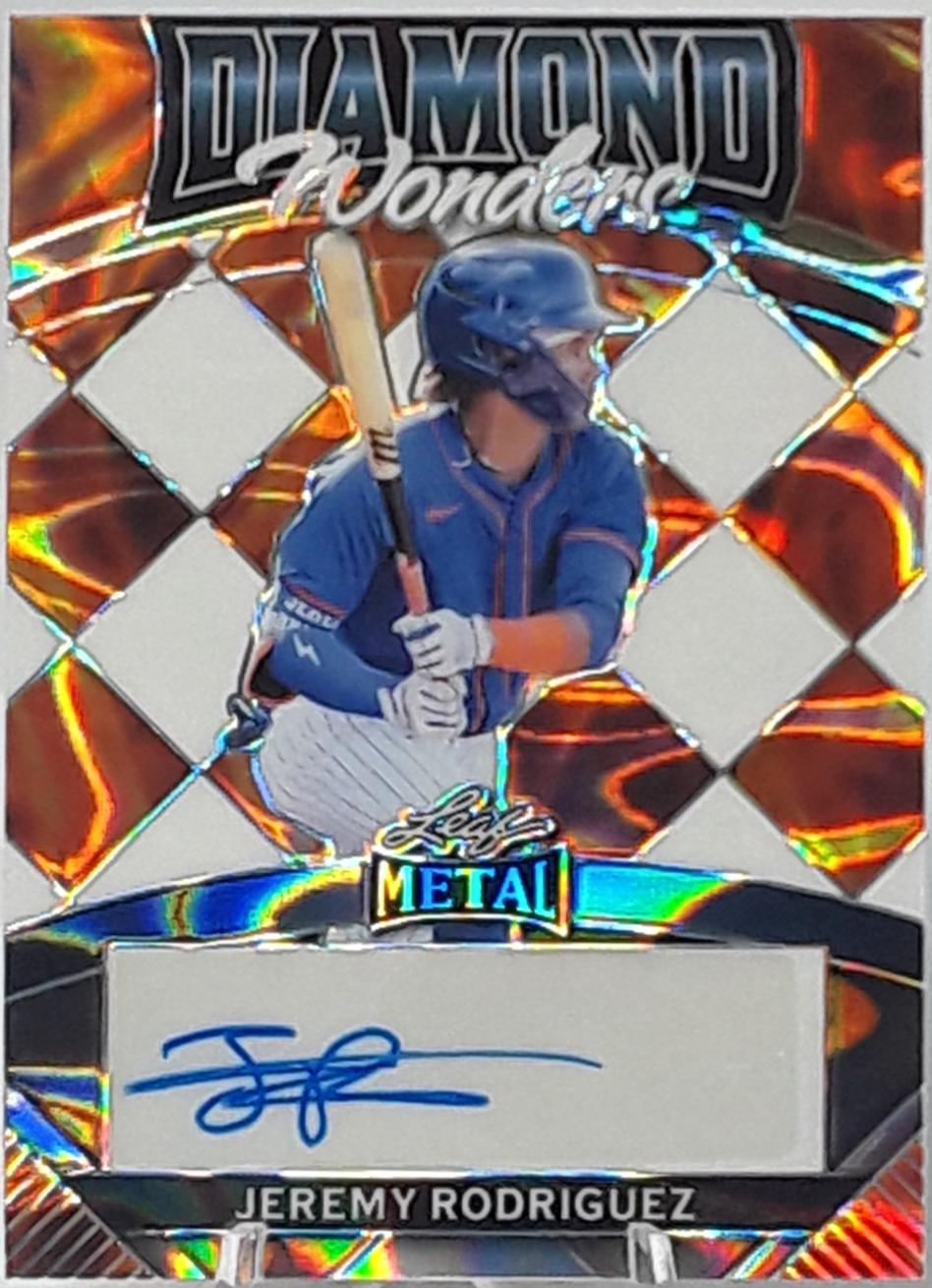 Jeremy Rodriguez #DW-JR1 2024 Leaf Metal Baseball Diamond Wonders