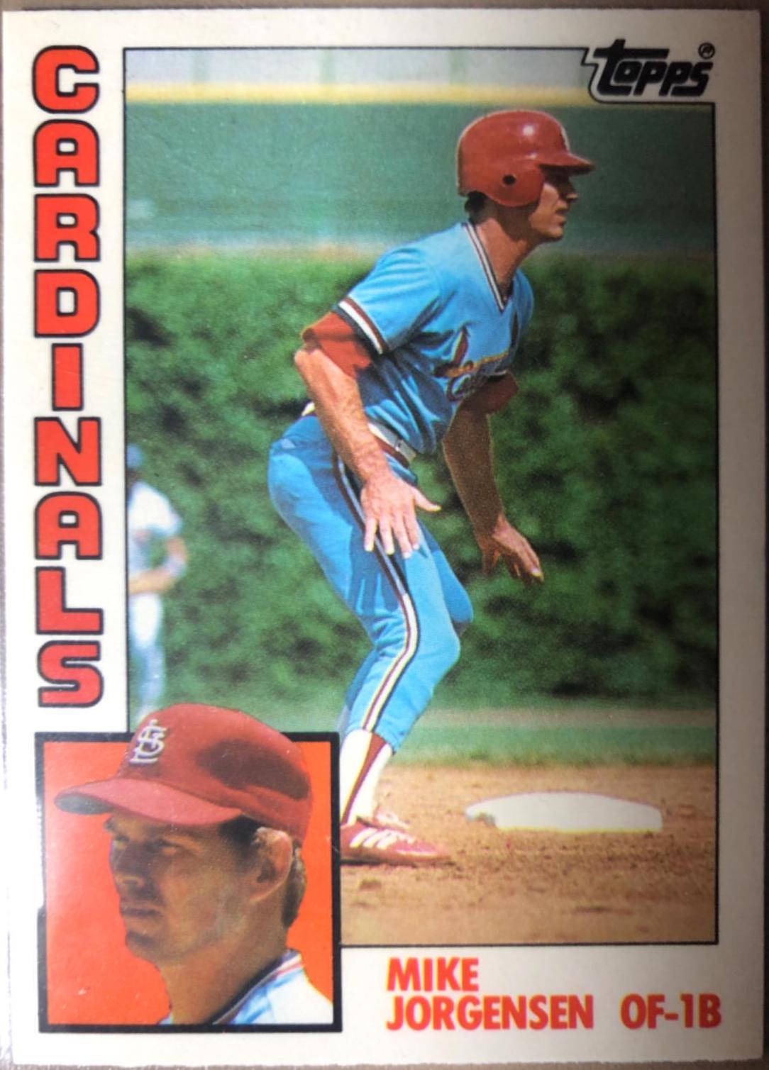 Mike Jorgensen #60T Baseball Cards 1984 Topps Traded Tiffany